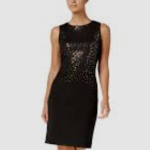 Calvin Klein Sparkling Black Mini Dress